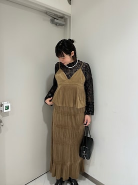 咲弥さん（レディース・163cm）の冬コーディネート