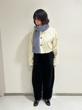 「アイテム（ダウンジャケット/コート）」を使った、咲弥さん（レディース・163cm・10代）の秋コーディネート