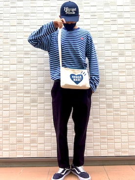 「インスタやってます」｜「アイテム（帽子）」を使った、masa☺︎さん（メンズ・175cm）の夏コーディネート