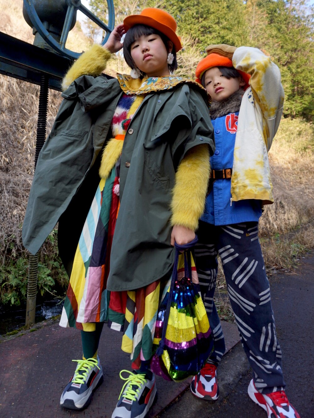 MAN♡N / OKIさんの「Scratch All Over fleece pants（BOBO CHOSES）」を使ったコーディネートの1枚目の写真