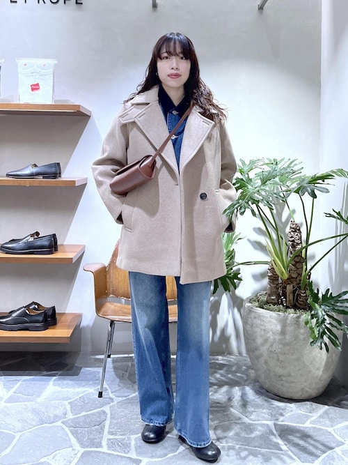 ウールボンディングミドルコート（ステンカラーコート）｜ADAM ET ROPE