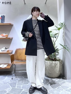 「アイテム（シュシュ）」を使った、Hikariさん（レディース・164cm・20代）の秋コーディネート