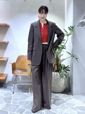 「ADAM ET ROPE'（アダムエロペ）のアイテム（ハンドバッグ）」を使った、Hikariさん（レディース・164cm）の秋コーディネート