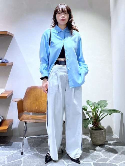EMOELLE】・【サステナブル】ドレスデニムパンツ（デニムパンツ