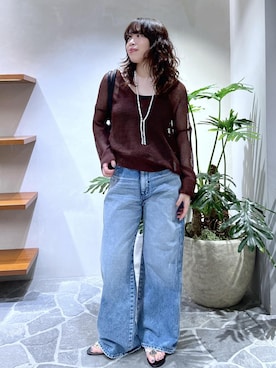 「ストレート」｜Hikariさん（レディース・164cm）の夏コーディネート