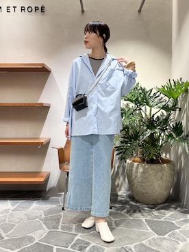 「ALLEGE（アレッジ）のアイテム」を使った、Hikariさん（レディース・164cm）の夏コーディネート