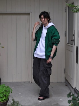 「アツいコーデ全部見せ」｜萱野 祥弥さん（メンズ・173cm）の夏コーディネート