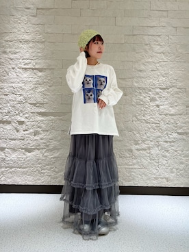 「Kaorinomori」｜tsukushiさん（レディース・157cm）の冬コーディネート