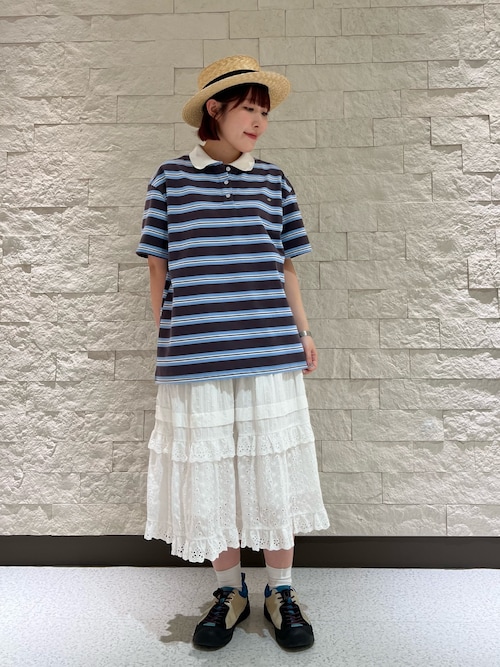 美品OVERRIDE STRAW BOATER ストローハット OVERRIDE STRAW BRAID BOATER | 59cm(59) BLACK (01) | OVERRIDE