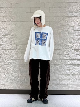 「kaorinomori（カオリノモリ）のアイテム」を使った、tsukushiさん（レディース・157cm）の秋コーディネート