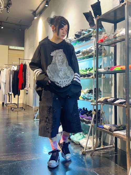 セール】MAYO/メイヨー/MARIA EMBROIDERY GAME SHIRTS（Tシャツ