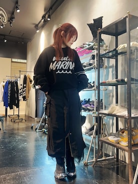 「Risley（リズレー）のアイテム」を使った、Renaさん（レディース・152cm）の秋コーディネート