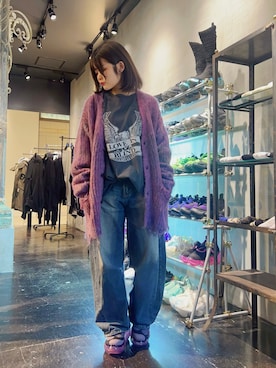 「grounds（グラウンズ）のアイテム」を使った、Renaさん（レディース・152cm）の冬コーディネート