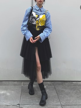 「CHARLES & KEITH（チャールズ & キース）のアイテム」を使った、nanakoさん（骨格ナチュラル・レディース・167cm）の冬コーディネート