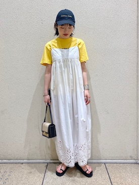 「odub」｜西平さん（レディース・160cm）の夏コーディネート