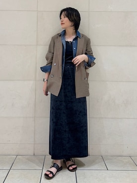 西平さん(レディース・160cm)の秋コーディネート