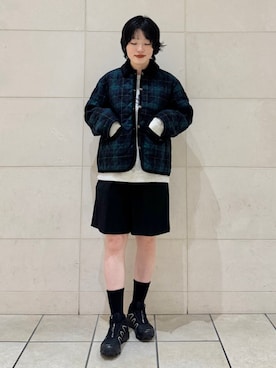 「SHIPS（シップス）のアイテム（スウェット）」を使った、西平さん（レディース・160cm）の秋コーディネート