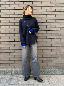 西平さん（レディース・160cm）の冬コーディネート