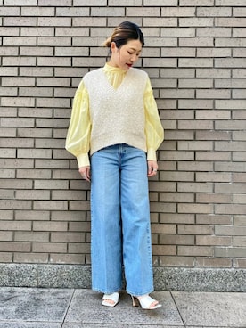 西平さん（レディース・160cm）の冬コーディネート