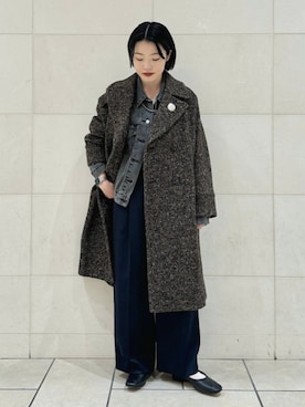 「TICCA（ティッカ）のアイテム」を使った、西平さん（レディース・160cm）の秋コーディネート