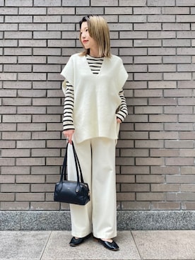 西平さん(レディース・160cm)の秋コーディネート