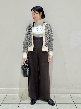 西平さん(レディース・160cm)の冬コーディネート