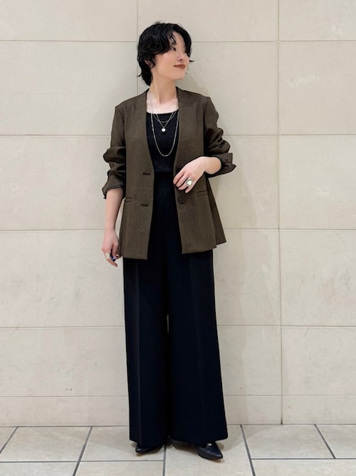 troisiemeCHACO:ワイド パンツ（セレモニー対応可）（スラックス