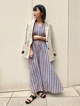 西平さん（レディース・160cm）の春コーディネート