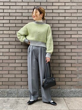 西平さん(レディース・160cm)の冬コーディネート