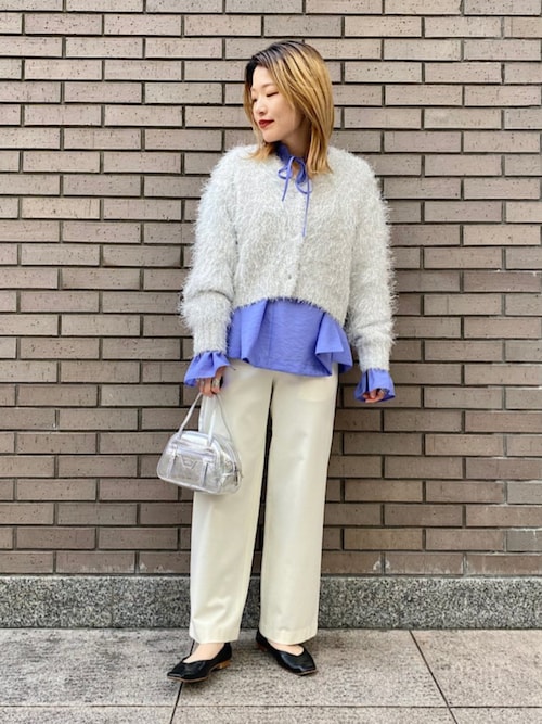 セール】〈手洗い可能〉ラメ ショート カーディガン ◇（カーディガン