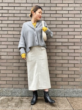 西平さん（レディース・160cm）の冬コーディネート