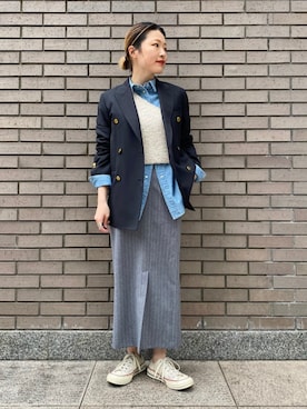 西平さん(レディース・160cm)の冬コーディネート
