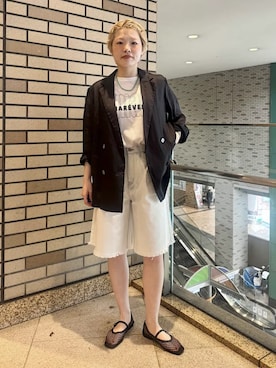 「SHIPS（シップス）のアイテム（ジャケット/アウター）」を使った、西平さん（レディース・160cm）の春コーディネート