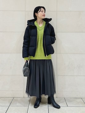 西平さん（レディース・160cm）の冬コーディネート