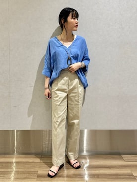 西平さん（レディース・160cm）の夏コーディネート