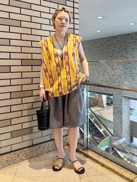 西平さん(レディース・160cm)の春コーディネート