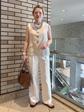 西平さん(レディース・160cm)の春コーディネート
