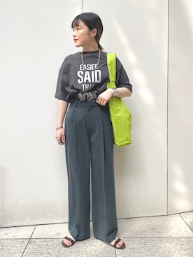 西平さん（レディース・160cm）の春コーディネート