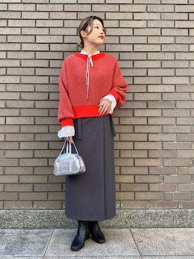 西平さん(レディース・160cm)の秋コーディネート