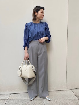 西平さん(レディース・160cm)の春コーディネート