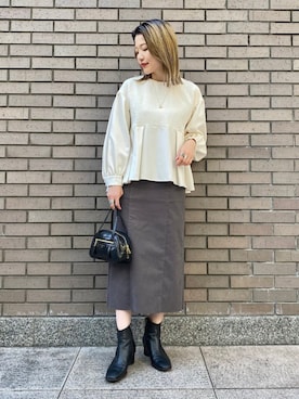 西平さん（レディース・160cm）の秋コーディネート
