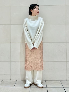 西平さん（レディース・160cm）の冬コーディネート