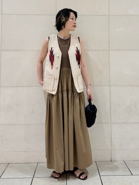 西平さん（レディース・160cm）の夏コーディネート