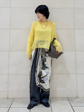 「SHIPS for women」｜西平さん（レディース・160cm）の秋コーディネート