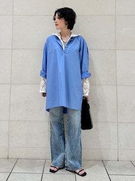 「upperhights（アッパーハイツ）のアイテム」を使った、西平さん（レディース・160cm）の秋コーディネート