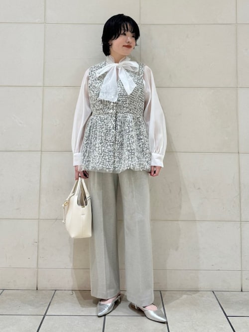 SHIPS別注】troisiemeCHACO: チュール ジレ（セレモニー対応可