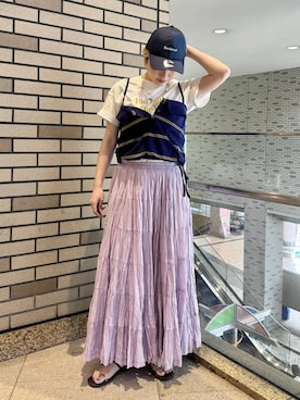 西平さん(レディース・160cm)の春コーディネート