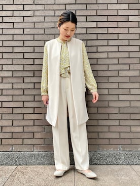 「ships little black（シップスリトルブラック）のアイテム」を使った、西平さん（レディース・160cm）の冬コーディネート