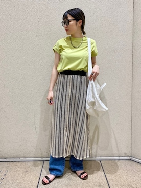 西平さん(レディース・160cm)の春コーディネート