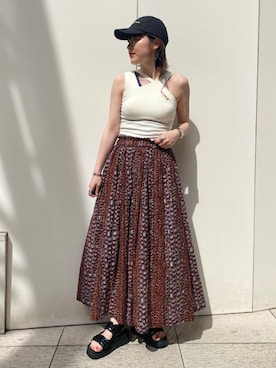 西平さん(レディース・160cm)の夏コーディネート